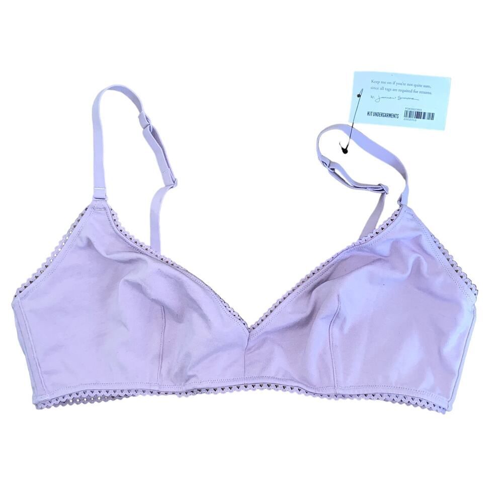 Kit Undergarments Bra Size Large Lavendar Color NEW !
